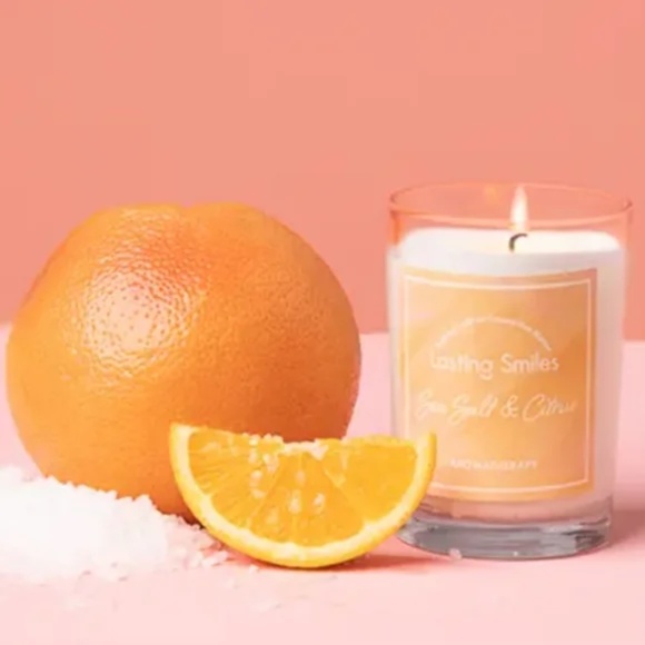 Lasting Smiles Sea Salt & Citrus - Aromatherapy Candle - Picture 1 of 3